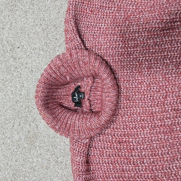 Lulus - Soft Winter Rusty Rose turtleneck Sweater - Picture 6 of 6